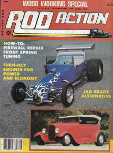 ROD ACTION 1982 SEPT - FIREWALLS, FRONT SPRING TUNE, JAG BRAKE FIX, WOOD WORK